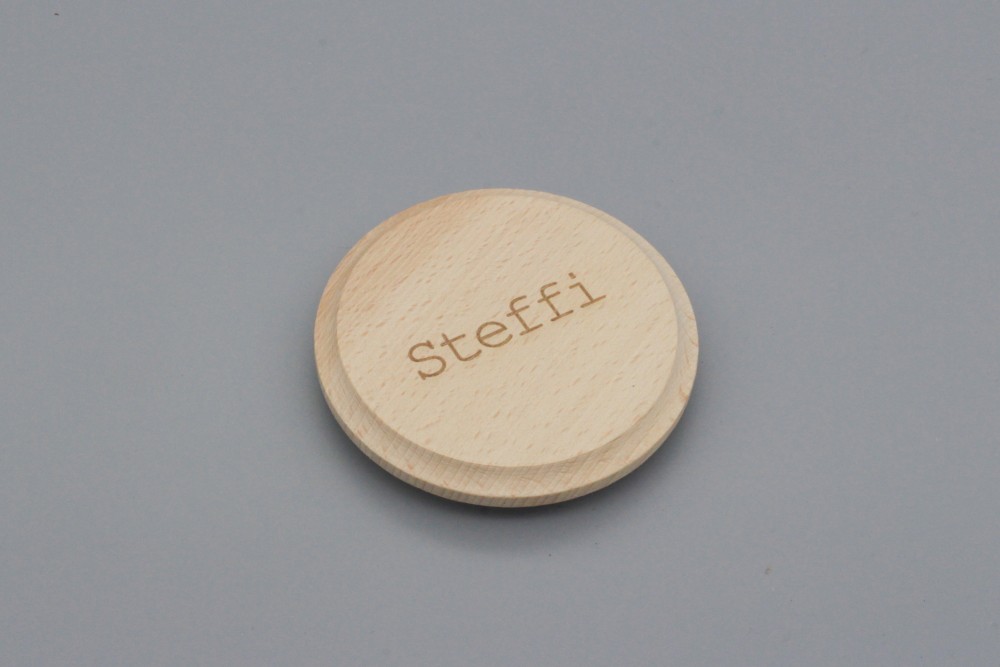 Bierdeckel / Glaseckel mit Wunschlasergravur