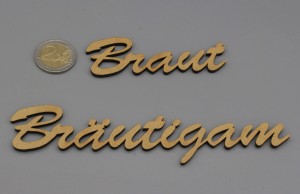 Platzkarten Lasercut aus Holz / MDF Hochzeit / Taufe / Geburtstag etc.
